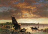 Bierstadt, Albert - Harbor Scene